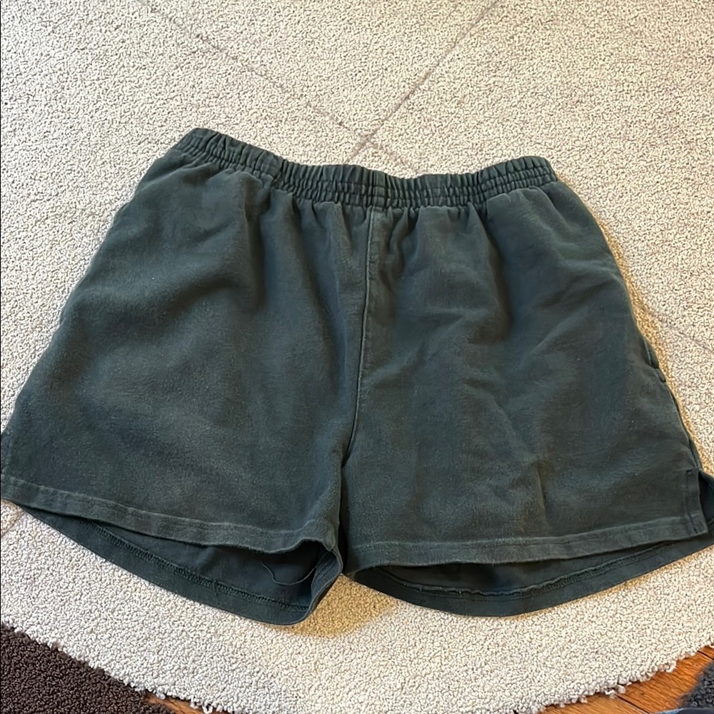 Women's Dark Green Shorts